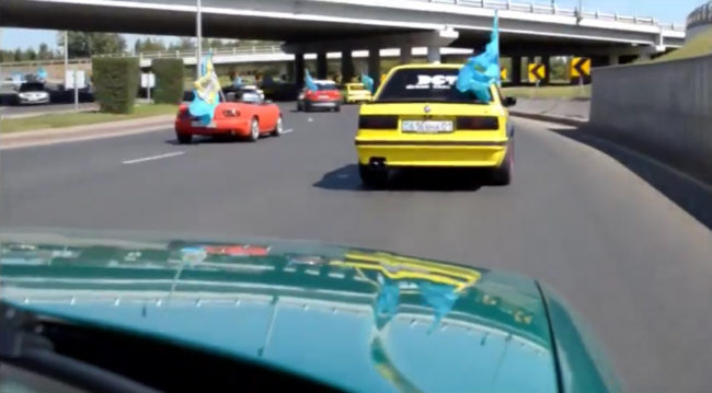 Автовыставка и автопробег 25 августа 2016. г. Астана